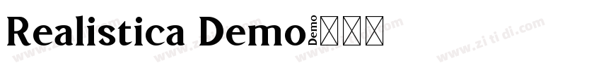 Realistica Demo字体转换
